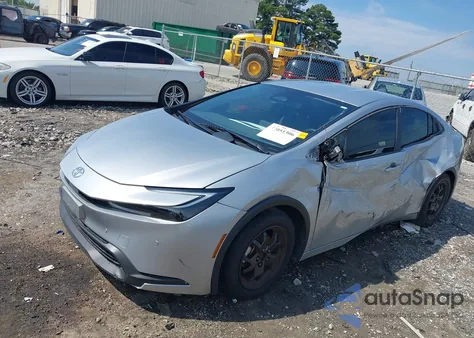 2023 Toyota Prius Le из США, поврежденный, VIN JTDACAAU7P3007314